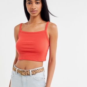 Urban Outfitters Ribbed Crop Cami
